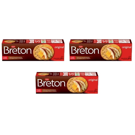 Dare Breton Original Crackers, 200g (3 Pack)