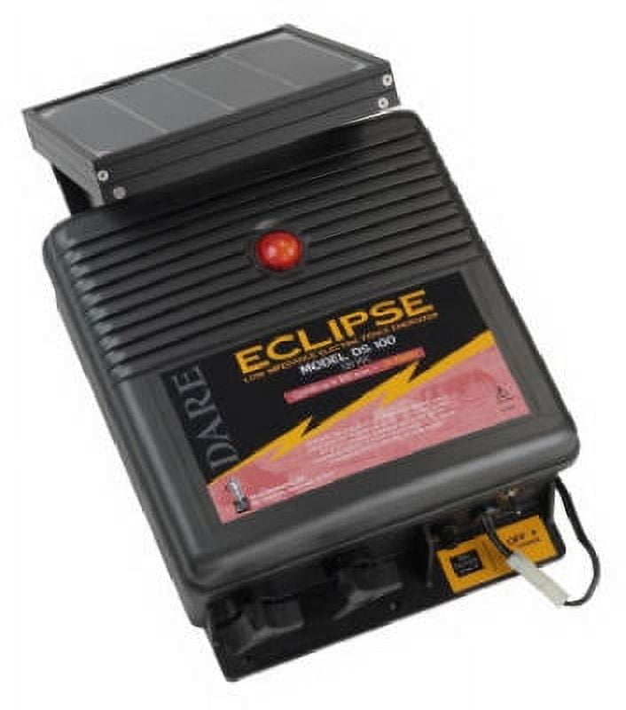 Dare Eclipse Solar-Powered Fence Energizer 100 Black Dare Eclipse Solar-Powered Fence Energizer 100 Black