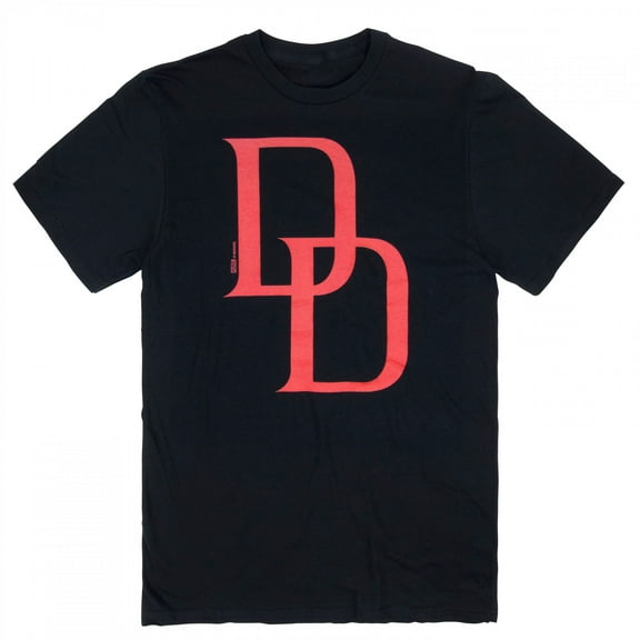 Dare Devil  Classic Logo T-Shirt for Mens, Red & Black - Extra Large