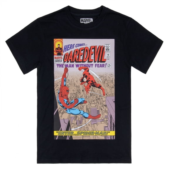 Daredevil Enter Spider-Man T-Shirt-XLarge