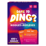 Skillmatics Dare to Ding - Game of Riddles & Reflexes, Fast-Paced Card Game for Teens, Families & Adults