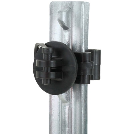 Dare Snap-On Electric Fence Insulator Kit - Heavy Duty - 25 Pack, Black Polyethylene