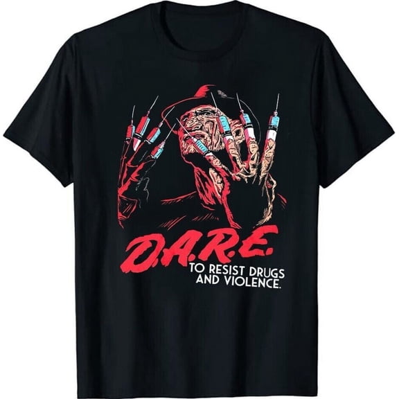 Dare Horror Movie 2020 Halloween Shirt | Retro Scary Graphic Tee | Black Vintage Style