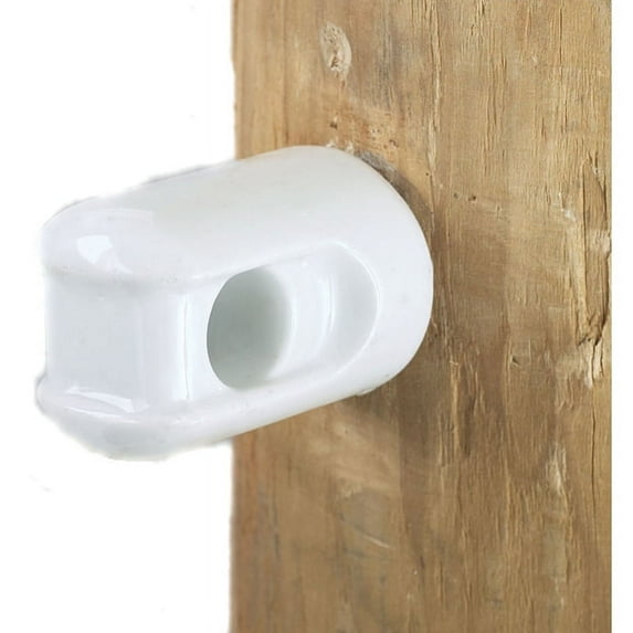 Dare Screw-In White Porcelain Electric Fence Insulator 2802