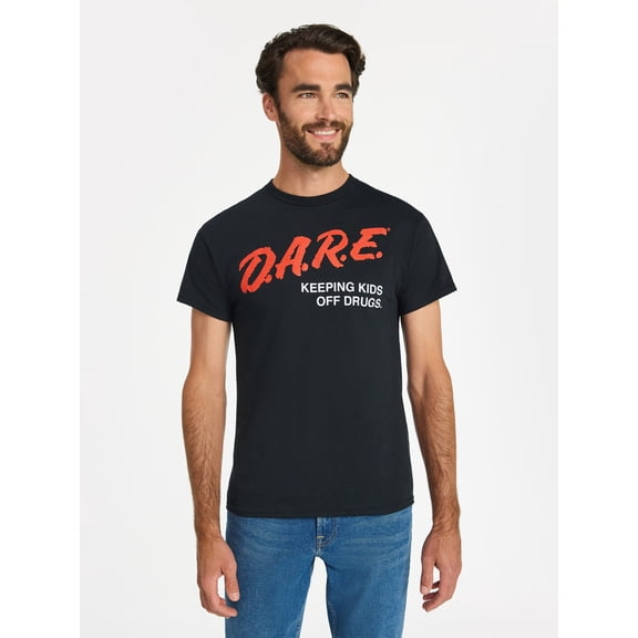 D.A.R.E. Logo Men's & Big Men's Graphic Tee Shirt, Sizes S-3XL