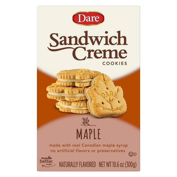 Dare Premium Maple Crme Flavored Cookies, 10.6 oz