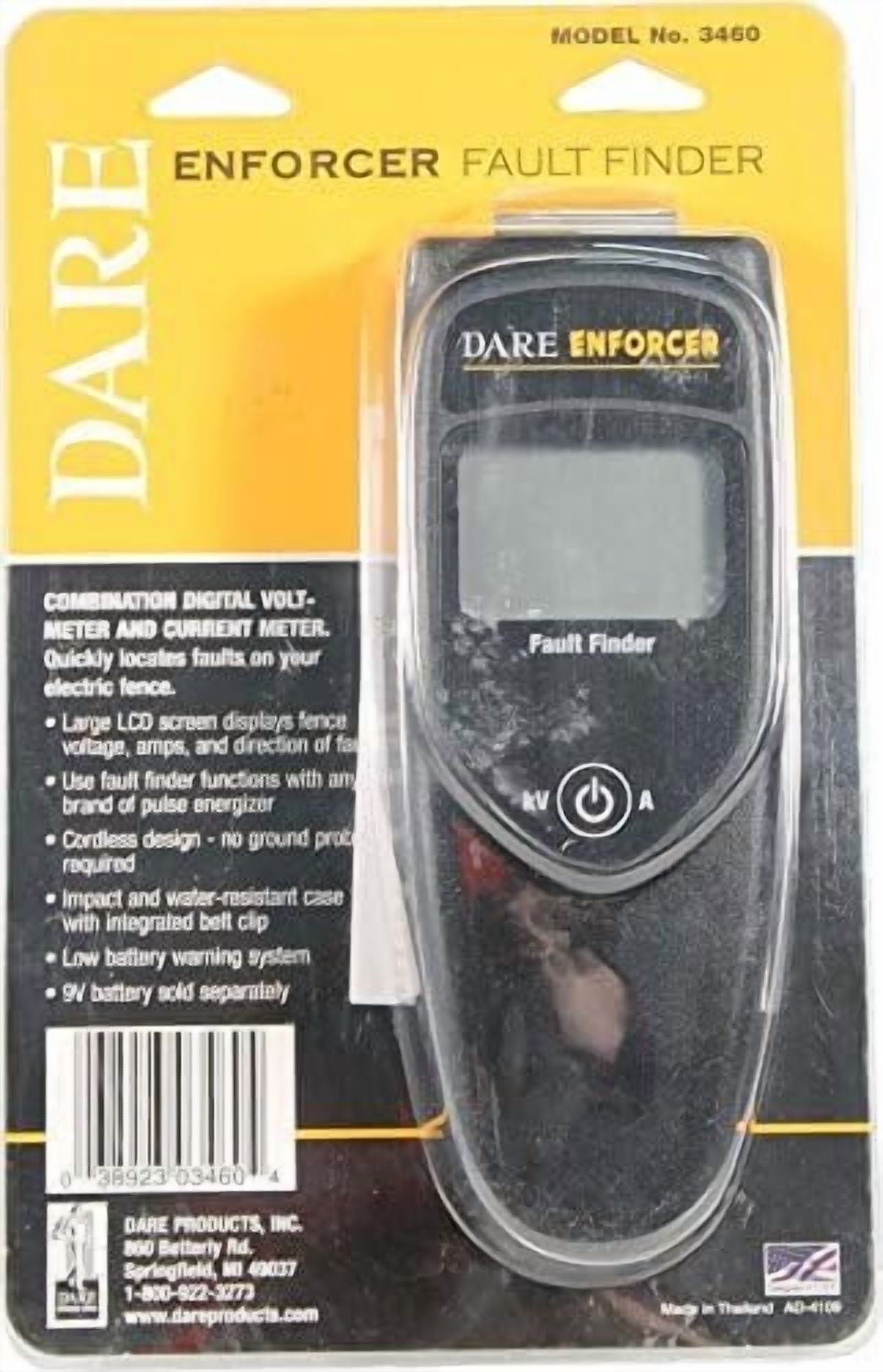 DARE PRODUCTS 3460 831970 Fault Finder, Black