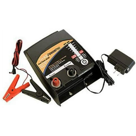 Dare Products DPP400 Ultra Low Impedance Power Pro Series Fence Energizer, 110V Plug-in or 12V Battery Dual Power, Controls Mid- to Large-Sized Animals, Exotics and Wildlife Up to 100 Acres/25 Miles