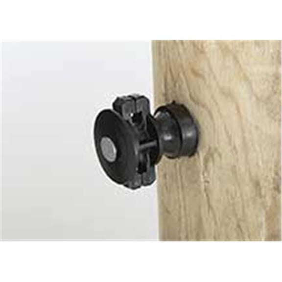 Dare Products ELF-WP-25 Wood Post Insulator With Nail Black