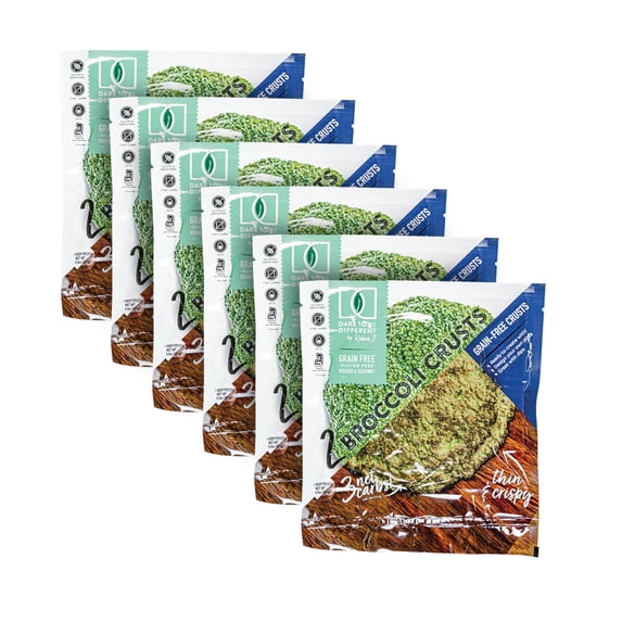 Dare To Be Different Broccoli Pizza Crust, 6 Pack