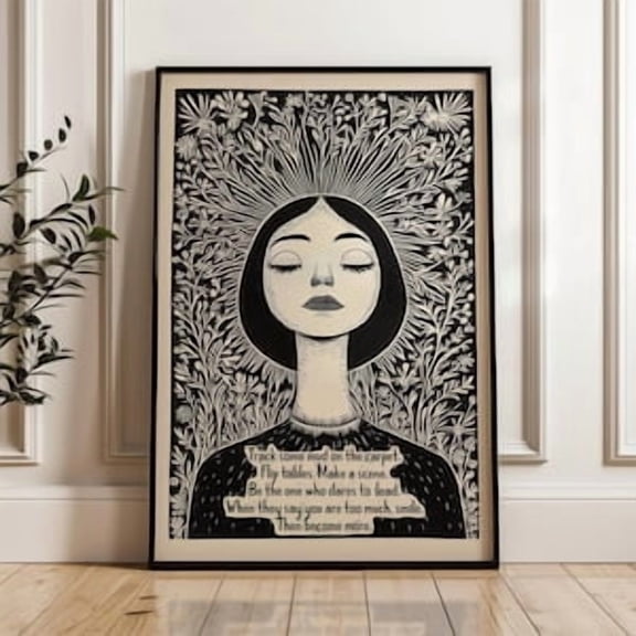 Dare To Lead Inspirational Poster, Poster Home Decor, Poster Only