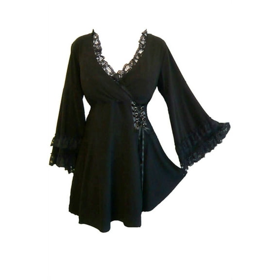 Dare To Wear Gothic Boho Women's Victoria Corset Top S - 5x