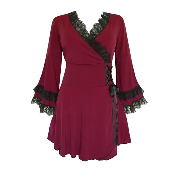 Dare To Wear Gothic Boho Women's Victoria Corset Top S - 5x