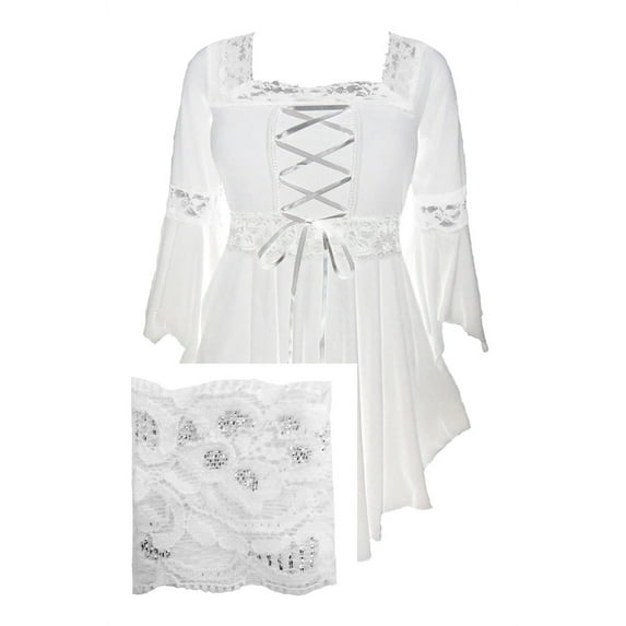 Dare To Wear Victorian Gothic Boho Renaissance Corset Top S - 5x