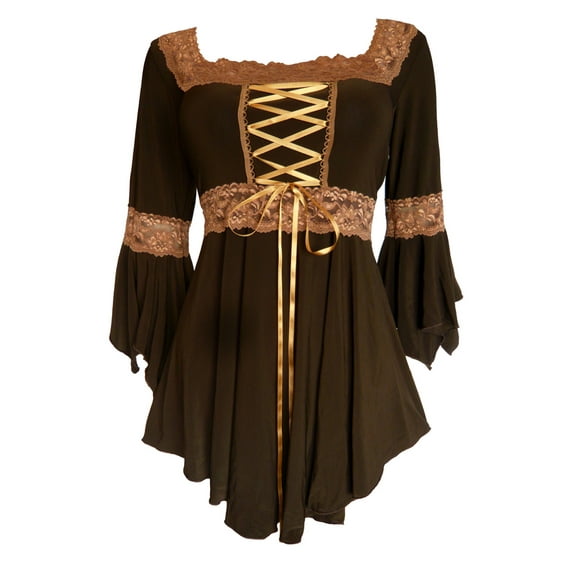 Dare To Wear Victorian Gothic Boho Renaissance Corset Top S - 5x
