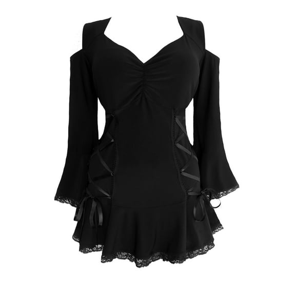 Dare To Wear Victorian Gothic Boho Temptation Corset Top S - 5x