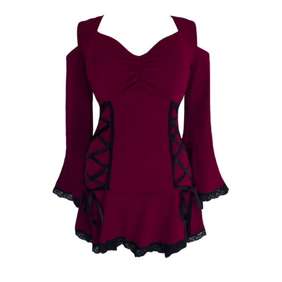 Dare To Wear Victorian Gothic Boho Temptation Corset Top S - 5x