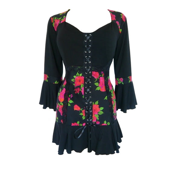 Dare To Wear Victorian Gothic Boho Women's Cabaret Corset Top S - 5x