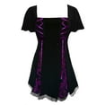 thumbnail image 1 of Dare To Wear Victorian Gothic Boho Women's Gemini Princess S/S Corset Top S - 5x, 1 of 2