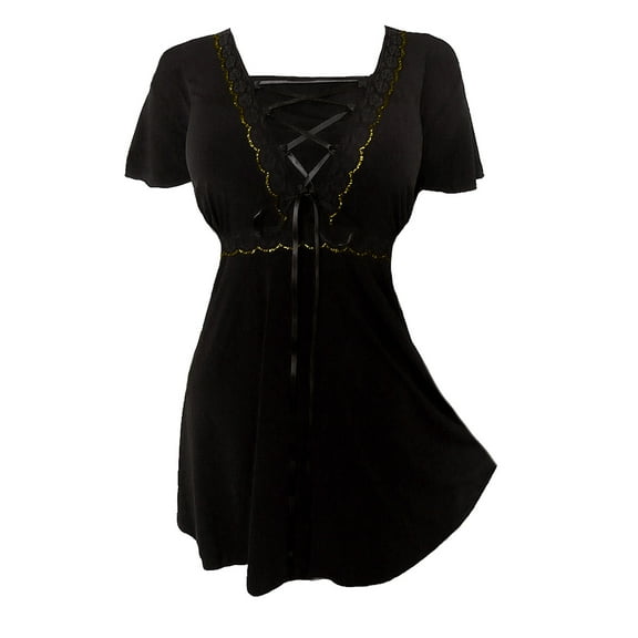 Dare To Wear Victorian Gothic Boho Women's Plus Size Angel Corset Top S - 5x