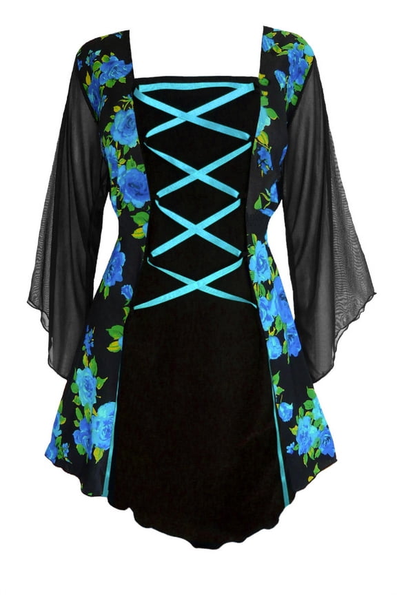 Dare To Wear Victorian Gothic Boho Women's Plus Size Bewitched Corset Top 1x - 5x