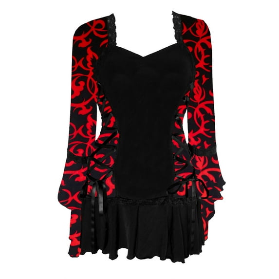 Dare To Wear Victorian Gothic Boho Women's Plus Size Bolero Corset Top S - 5x