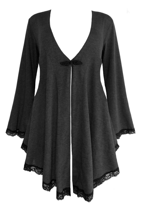 Dare To Wear Victorian Gothic Boho Women's Plus Size Embrace Corset Sweater S - 5x