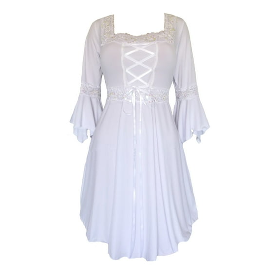 Dare To Wear Victorian Gothic Boho Women's Plus Size Renaissance Corset Dress S - 5x