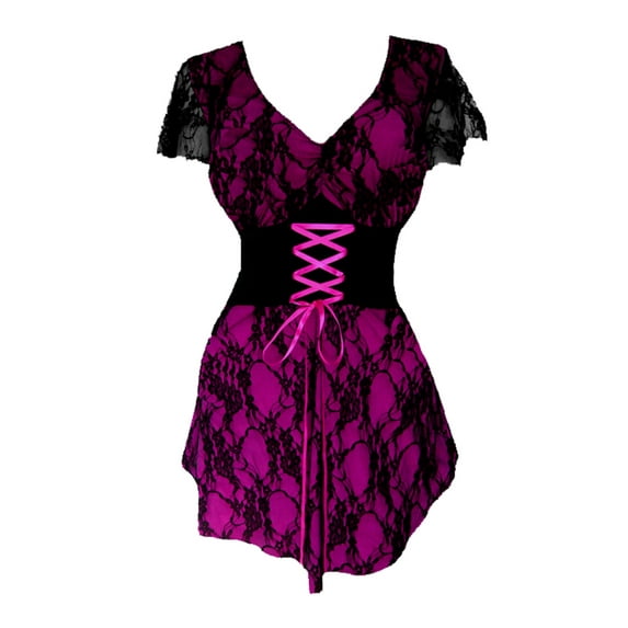 Dare To Wear Victorian Gothic Boho Women's Plus Size Sweetheart Corset Top S - 5x