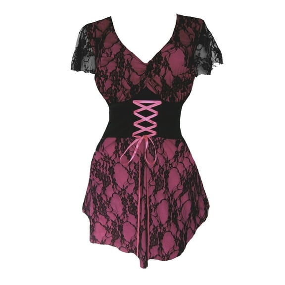 Dare To Wear Victorian Gothic Boho Women's Plus Size Sweetheart Corset Top S - 5x