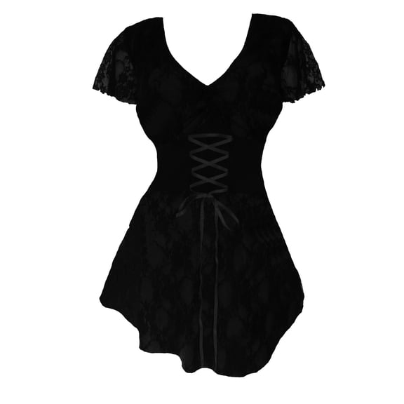 Dare To Wear Victorian Gothic Boho Women's Plus Size Sweetheart Corset Top S - 5x