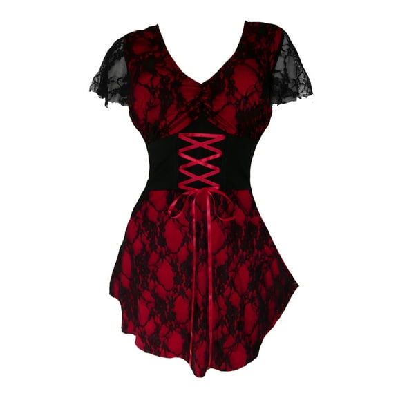 Dare To Wear Victorian Gothic Boho Women's Plus Size Sweetheart Corset Top S - 5x