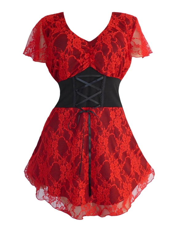 Dare To Wear Victorian Gothic Boho Women's Plus Size Sweetheart Corset Top S - 5x