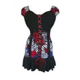 thumbnail image 1 of Dare To Wear Victorian Gothic Boho Women's Short Sleeve Cabaret Corset Top S - 5x, 1 of 2