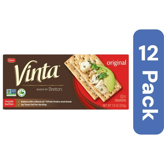 Dare Vinta Original Crackers 7.9 oz (Pack Of 12)