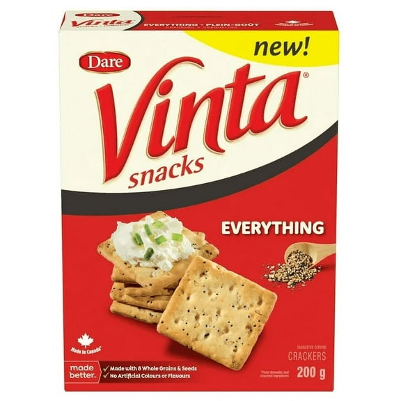 Dare Vinta Snacks Everything Flavor Crackers, 200g