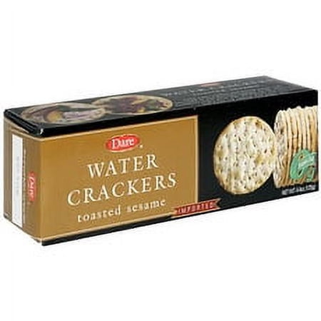 Dare Water Crackers, Toasted Sesame 4.4 Ounce