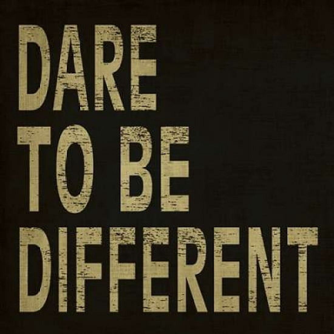 Dare to Be Different Canvas Art - N Harbick (24 x 24)