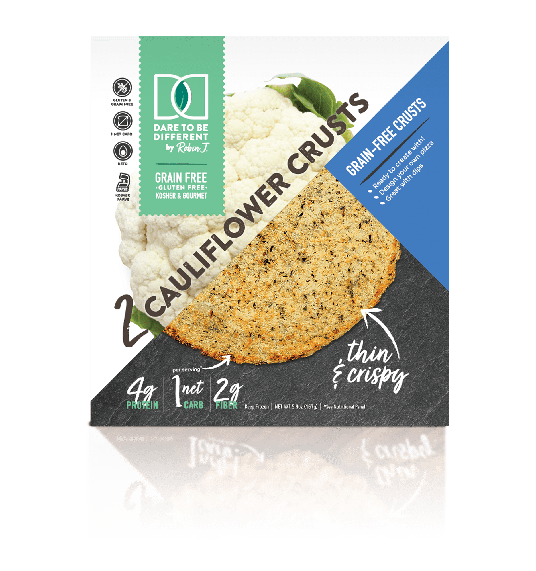 Dare to be Different Cauliflower Crust 2 pack