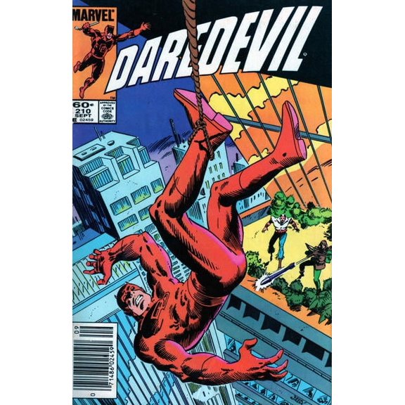 Daredevil #210 (Newsstand) VF ; Marvel Comic Book