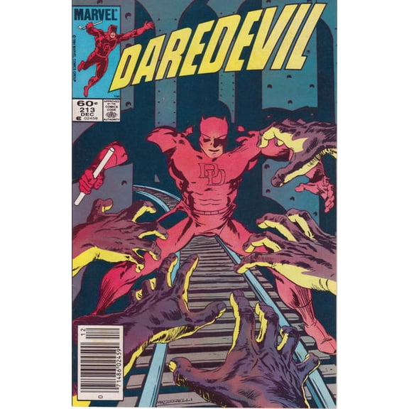 Daredevil #213 (Newsstand) VF ; Marvel Comic Book