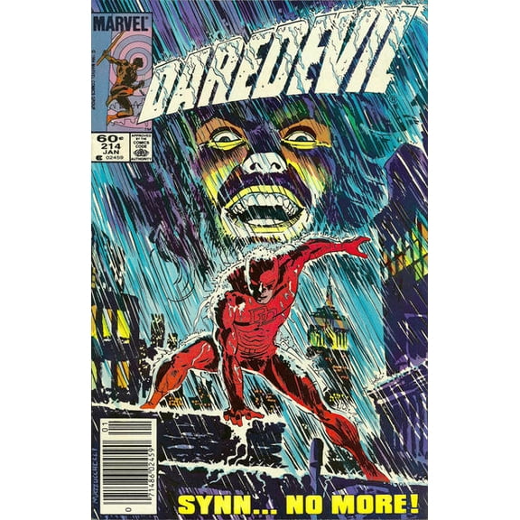 Daredevil #214 (Newsstand) VF ; Marvel Comic Book