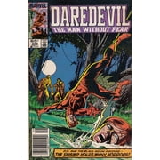 Daredevil #222 Newsstand VF ; Marvel Comic Book