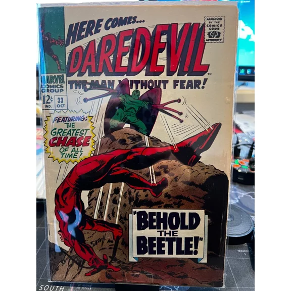 Daredevil 33 VF NICE COPY The Beetle Karen Page Foggy Nelson 1967