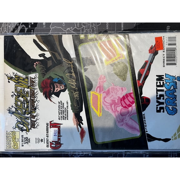 Daredevil #330 Signed Scott McDaniel NM Gambit X-Men Cover Appearance