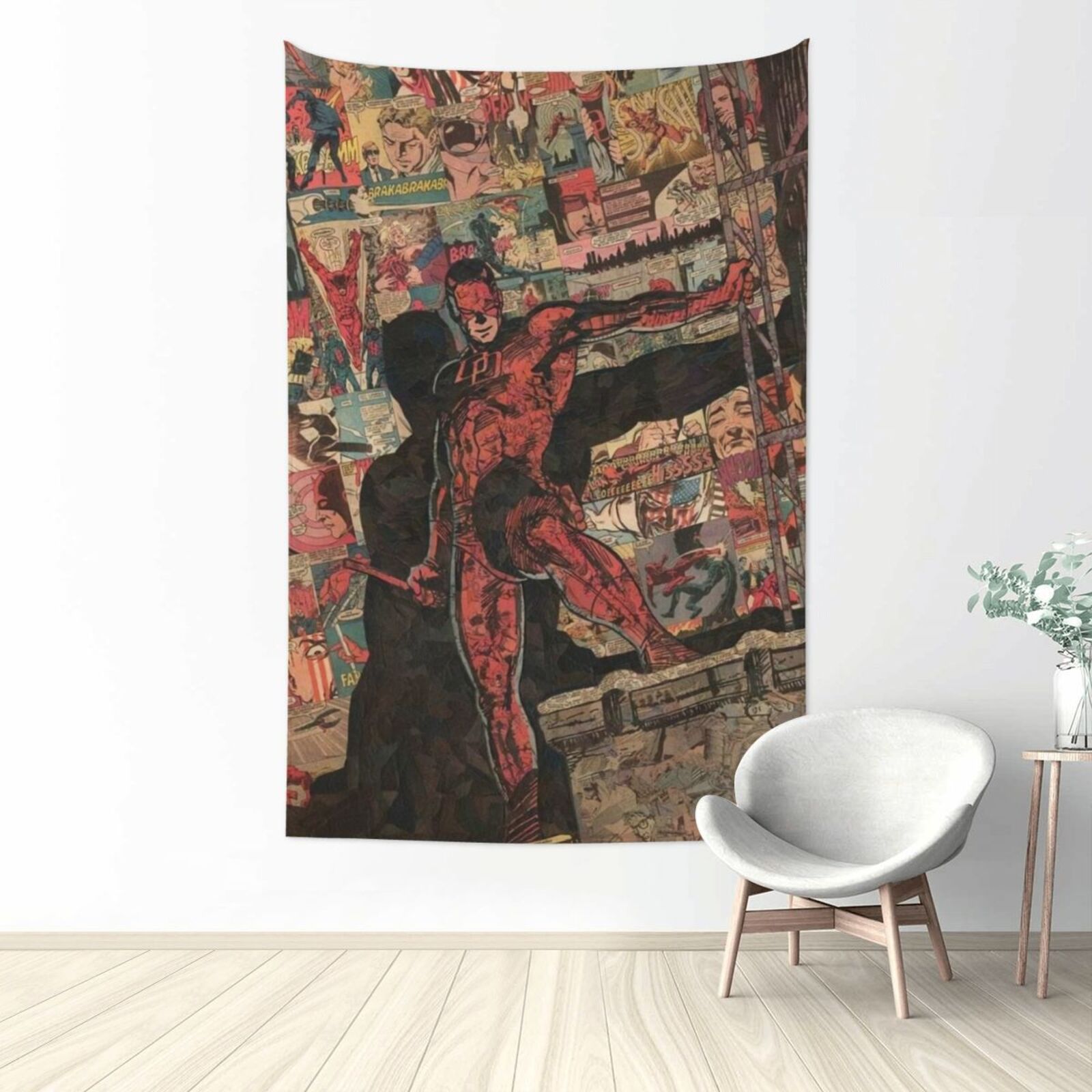 Daredevil Anime Tapestry Poster Bedroom Decorative Wall Hanging For