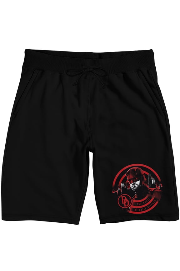 Daredevil Born Again Daredevil Bullseye Adult Black Sleep Pajama Shorts
-Small