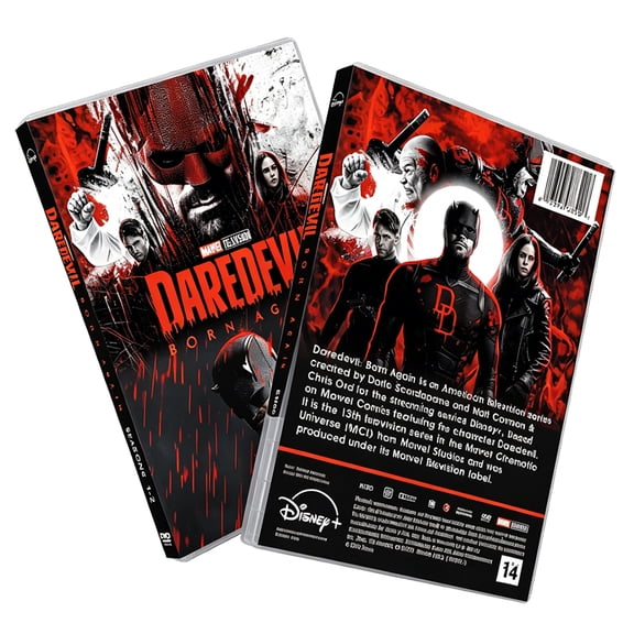 Daredevil: Born Again - Seasons 1 & 2 Complete Series [6-Disc DVD Set] [Region Free]