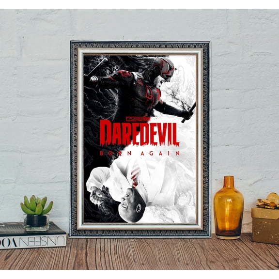 Daredevil Born Again Series Poster, Season Two Wall Art, Unframed Paper Poster 8x10in