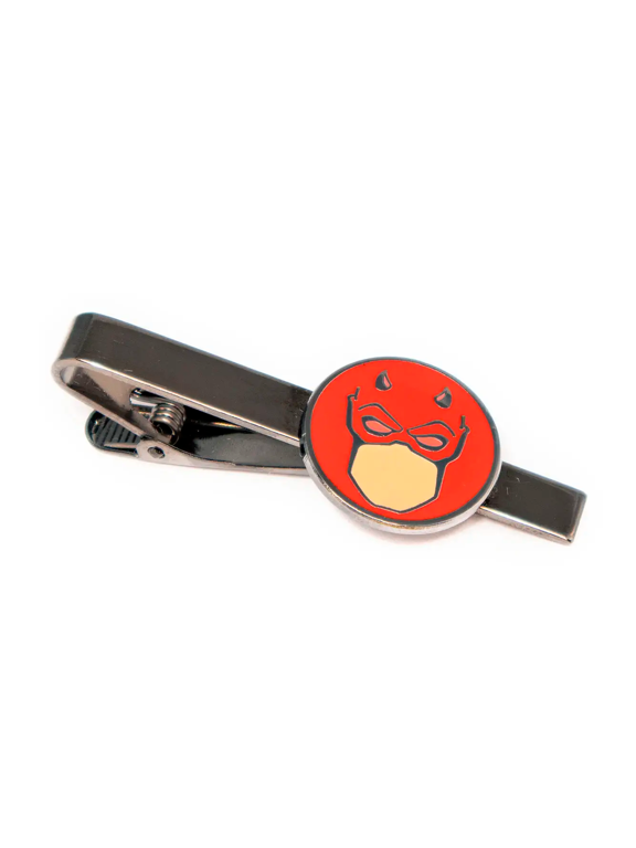 Daredevil Cufflinks, Marvel Tie Clip, Groomsman Jewelry, Men’s Wedding Gifts